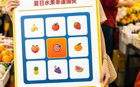 🍎🍌🍇 水果盤幸運抽獎 🍉🍒🥭不用註冊、不用下載！客人手機一掃就能玩，中獎還會幫你發文tag你！